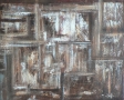 Ruine Acrylique sur toile 65cm sur 81cm